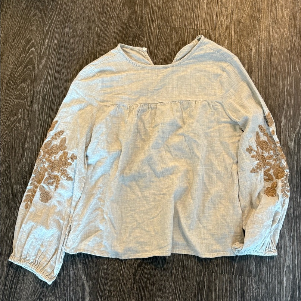 Zara Basic Light Tan Top